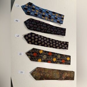 Floral Patterned Men's Tie Set- $25 per tie